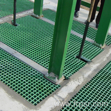 Fiberglass GRP FRP molded grating flooring panel decking